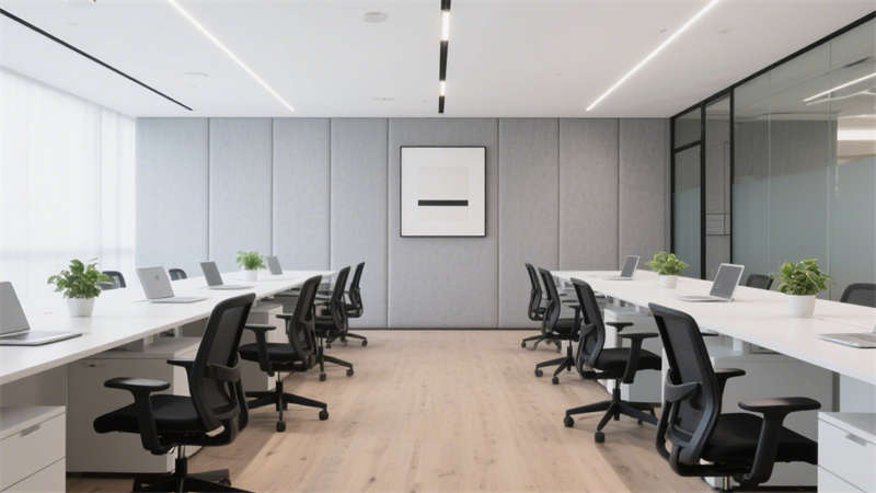 合肥1500平辦公室裝修，打造極簡(jiǎn)質(zhì)感與高效協(xié)作空間