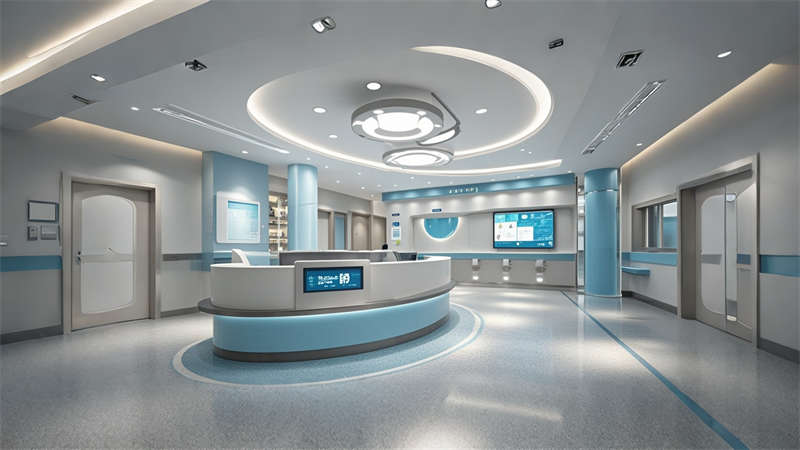 合肥8000平醫(yī)院裝修設(shè)計(jì)效果圖欣賞