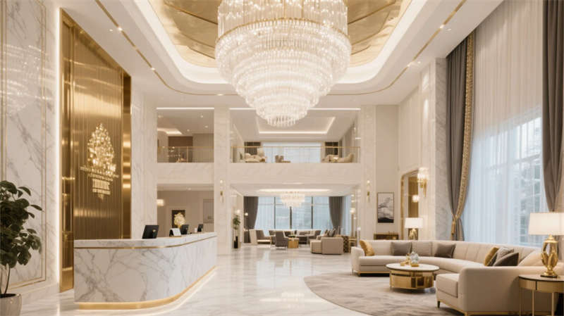 精致奢華新境界，合肥6000平酒店裝修設(shè)計效果圖