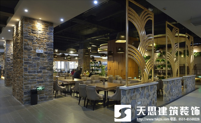 合肥快餐店裝修注重室內(nèi)設計布局讓人舒心別致