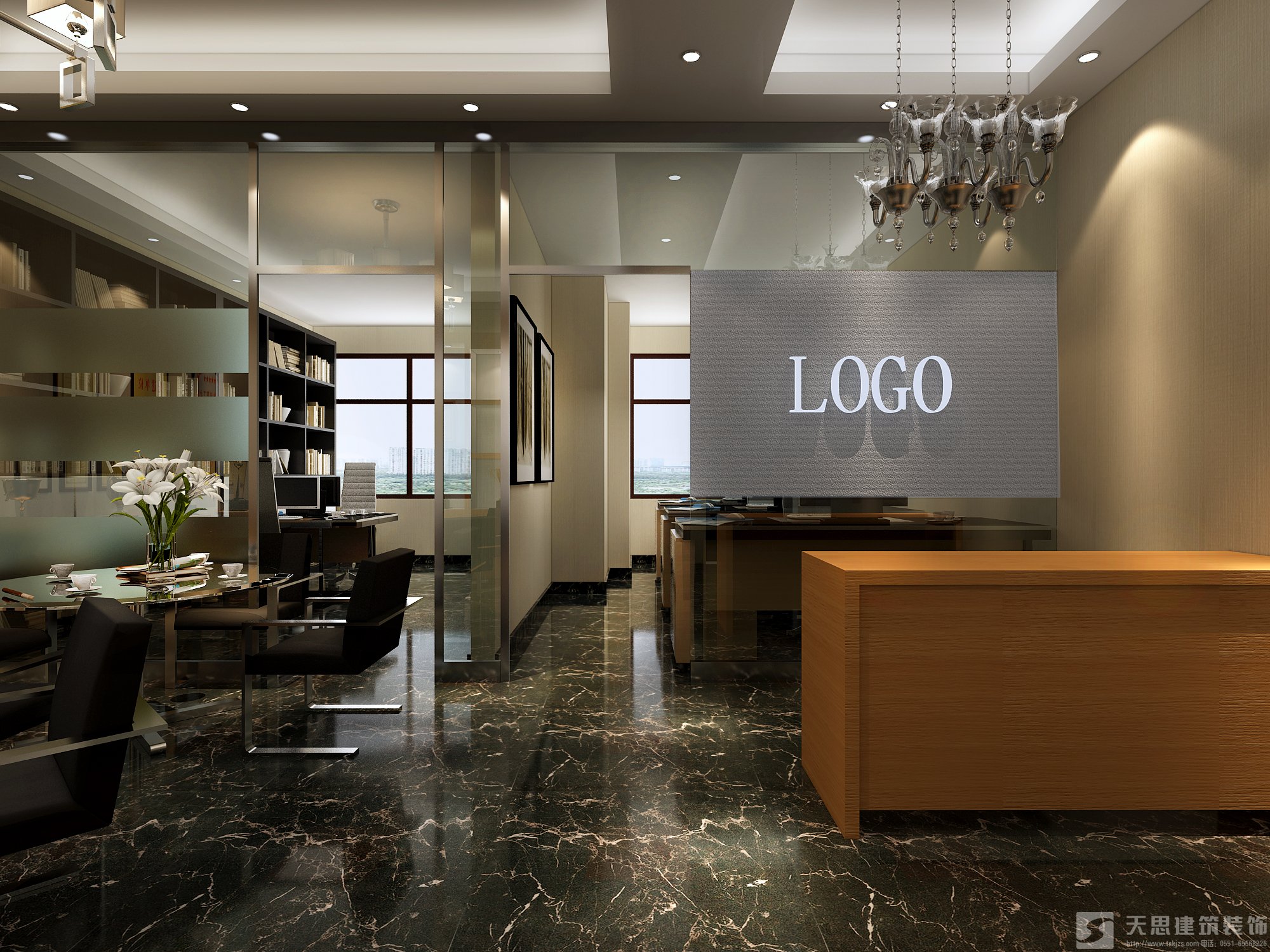 留白在<a href=http://www.programante.com/ target=_blank class=infotextkey>合肥辦公室裝修</a>設(shè)計中的運用