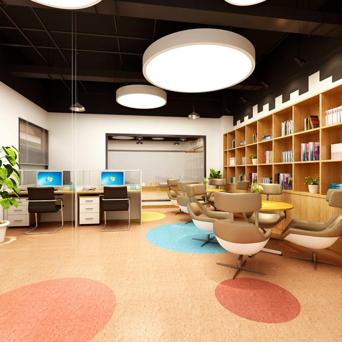 舞蹈培訓(xùn)機(jī)構(gòu)辦公室設(shè)計